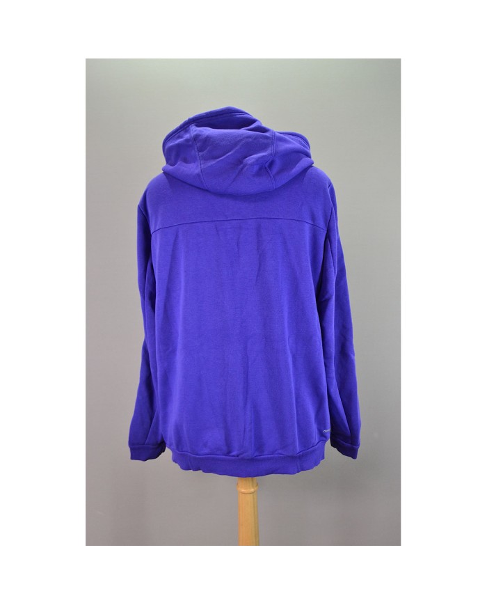 Adidas hoodie zipper purple L