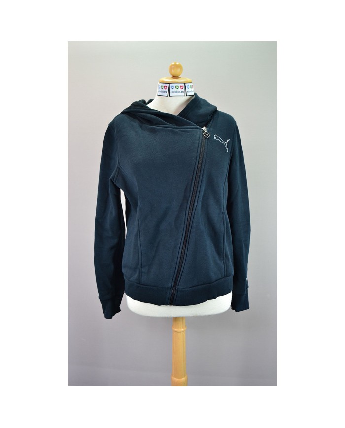 Puma hoodie zipper black  L