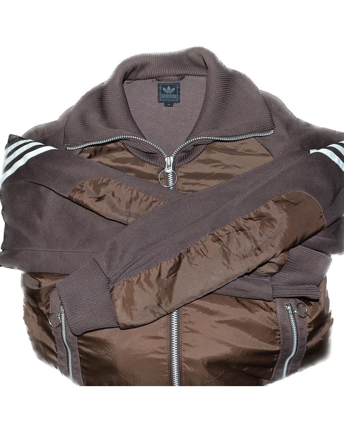 Adidas jacket brown M