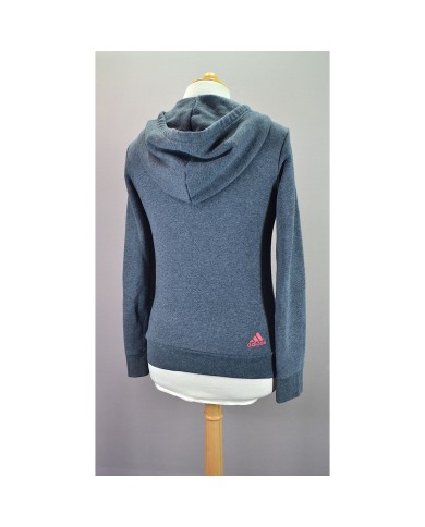Adidas hoodie zipper gray XS