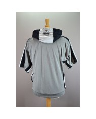 Adidas vest zipper hoodie short sleeves gray M
