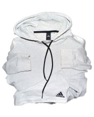 Adidas hoodie gray XS
