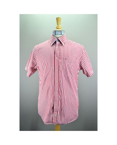 Tommy Hilfiger shirt red striped M