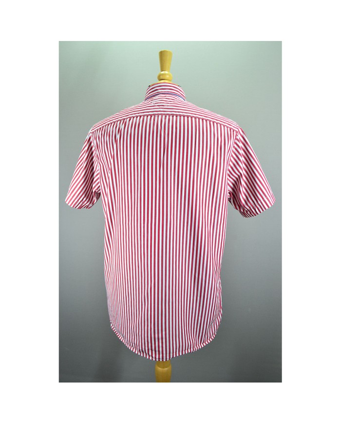 Tommy Hilfiger shirt red striped M