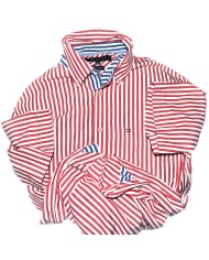 Tommy Hilfiger shirt red striped M