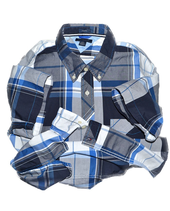 Tommy Hilfiger shirt trim fit blue L