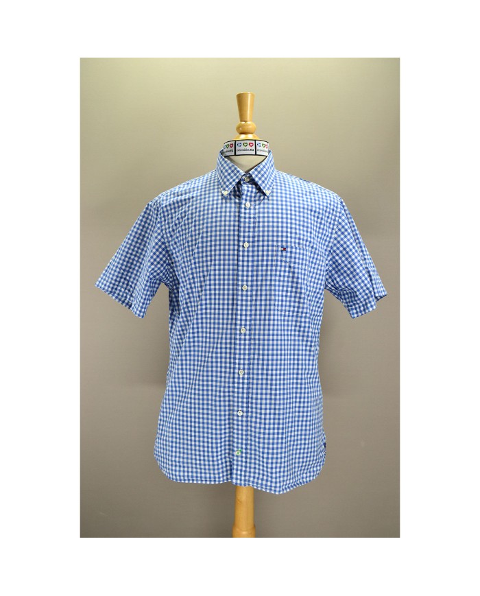 Tommy Hilfiger shirt costom fit blue L