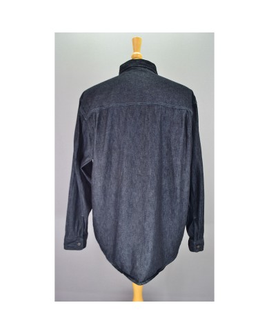 Levi's dark heavy denim shirt long sleeve black L