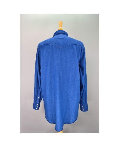 Wrangler denim shirt long sleeve blue XL
