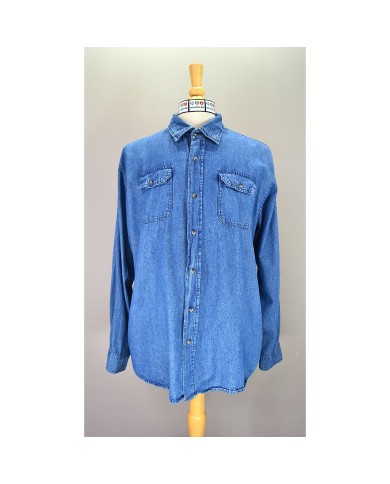 Wrangler denim shirt long sleeve blue XL