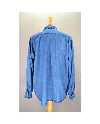 Wrangler denim shirt long sleeve blue XL