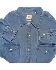 Levi's denim shirt standard long sleeve blue M