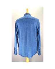 Wrangler denim shirt long sleeve blue L