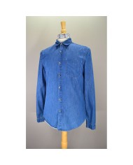 Calvin Klein denim shirt long sleeve blue S