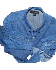 Calvin Klein denim shirt long sleeve blue S