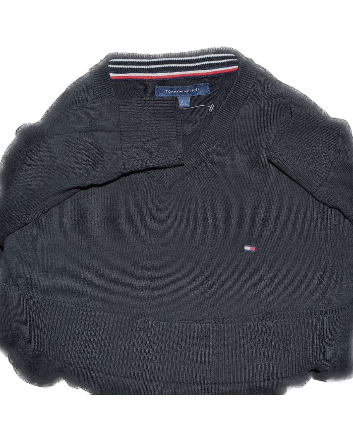 Tommy Hilfiger sweater v-neck  black M