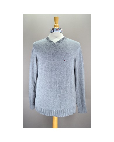 Tommy Hilfiger sweater v-neck gray M