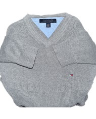 Tommy Hilfiger sweater v-neck gray M