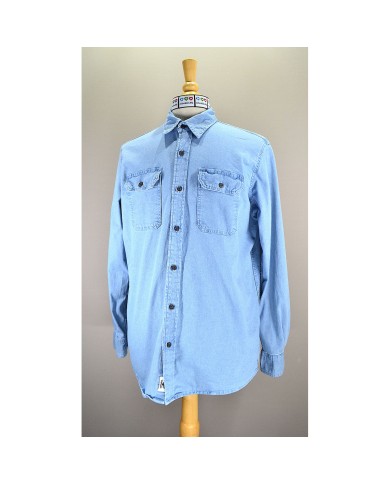 Wrangler denim shirt long sleeve blue M