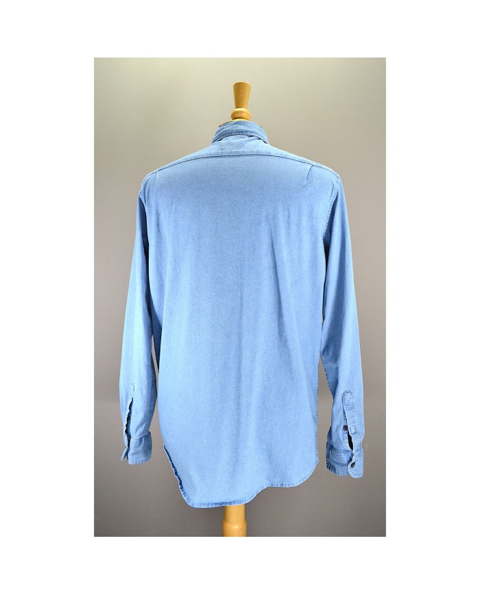 Wrangler denim shirt long sleeve blue M