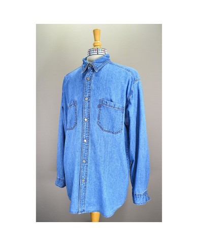 Levi's red label denim shirt long sleeve blue L