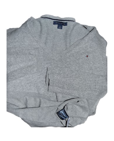 Tommy Hilfiger sweater v-neck gray L