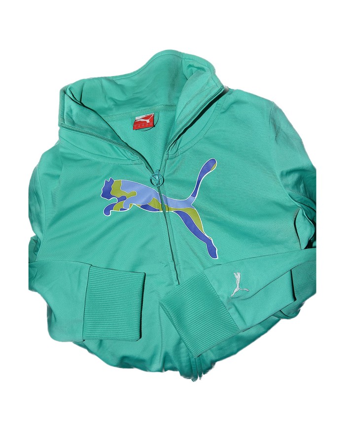 Puma track-jacket green S
