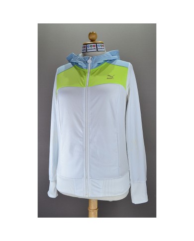 Puma track-jacket hoodie white M