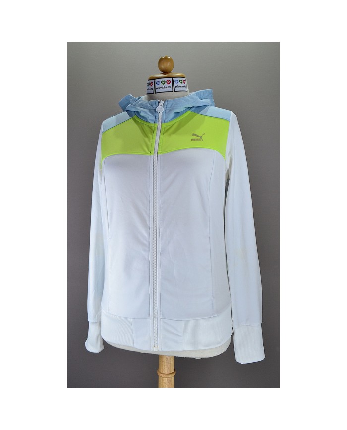 Puma track-jacket hoodie white M