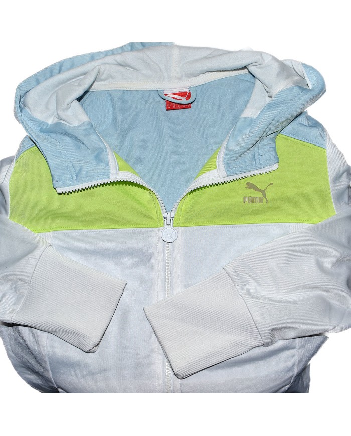 Puma track-jacket hoodie white M