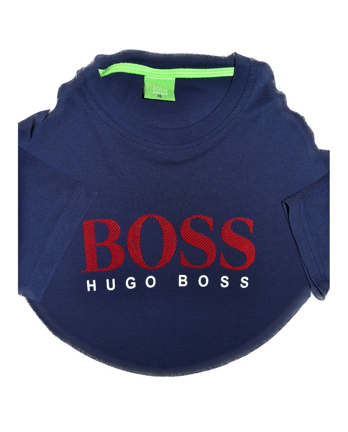 Hugo Boss t-shirt front logo blue XL