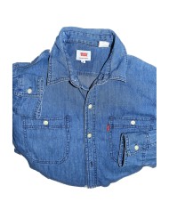 Levi's denim shirt long sleeve blue M