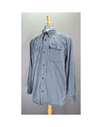 Levi's heavy denim shirt long sleeve gray L