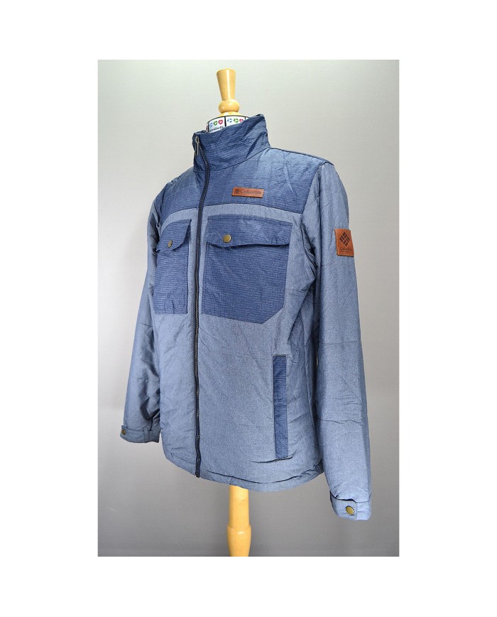Columbia jacket gray blue M