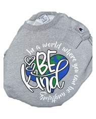 Champion eco sweater front logo gray XL