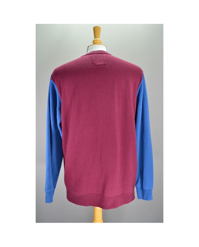 Vans sweater embroidered chest logo red L