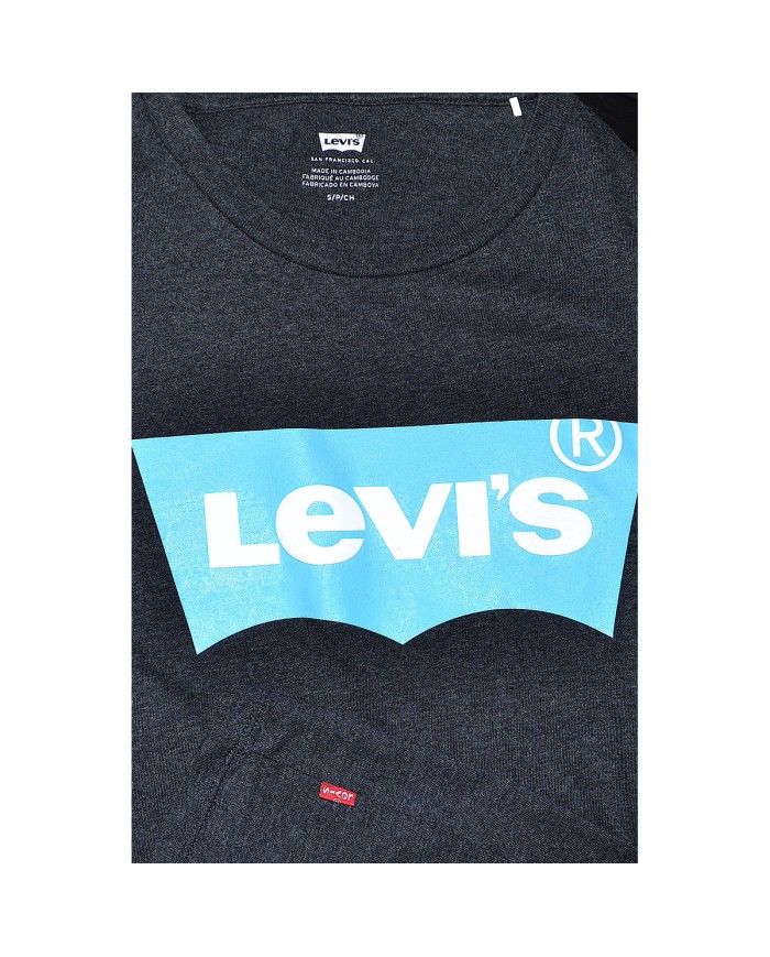 Levi's t-shirt front logo gray S