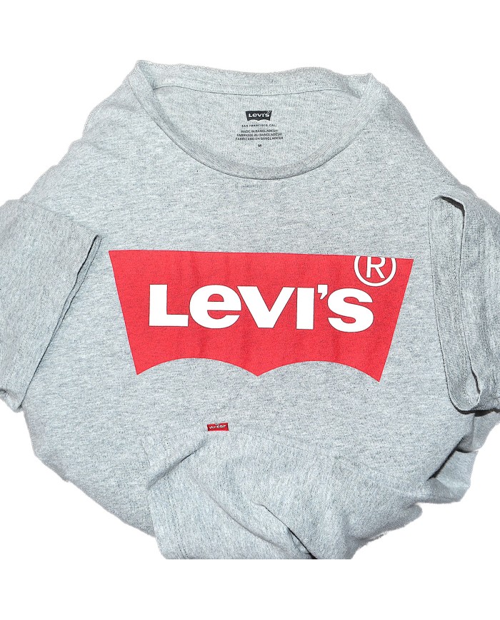 Levi's t-shirt front logo gray M