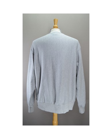 Champion heavy sweater embroidered front logo gray L