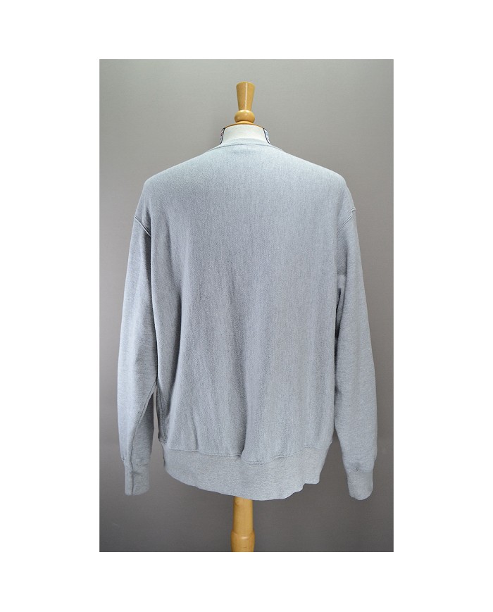 Champion heavy sweater embroidered front logo gray L