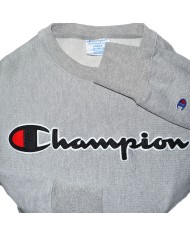 Champion heavy sweater embroidered front logo gray L