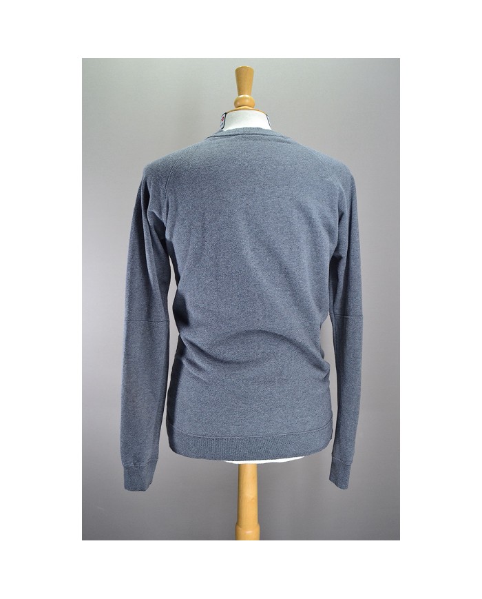 Champion sweater embroidered front logo gray S