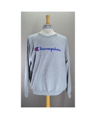 Champion sweater front logo gray XL