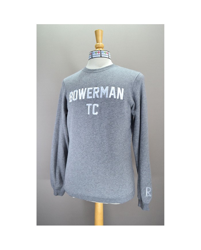 Nike BOWERMAN track club embroidered sweater gray S
