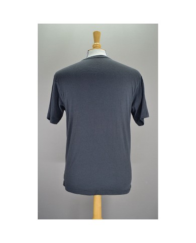 GAP t-shirt embroidered front logo gray S