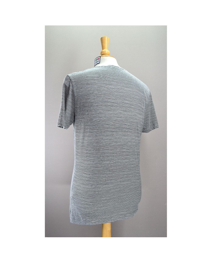 Calvin Klein t-shirt chest- sholder-logo gray L