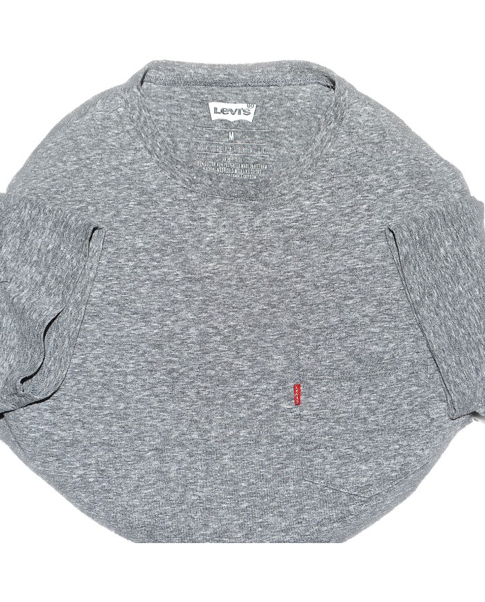 Levi's t-shirt chest pocket  gray M