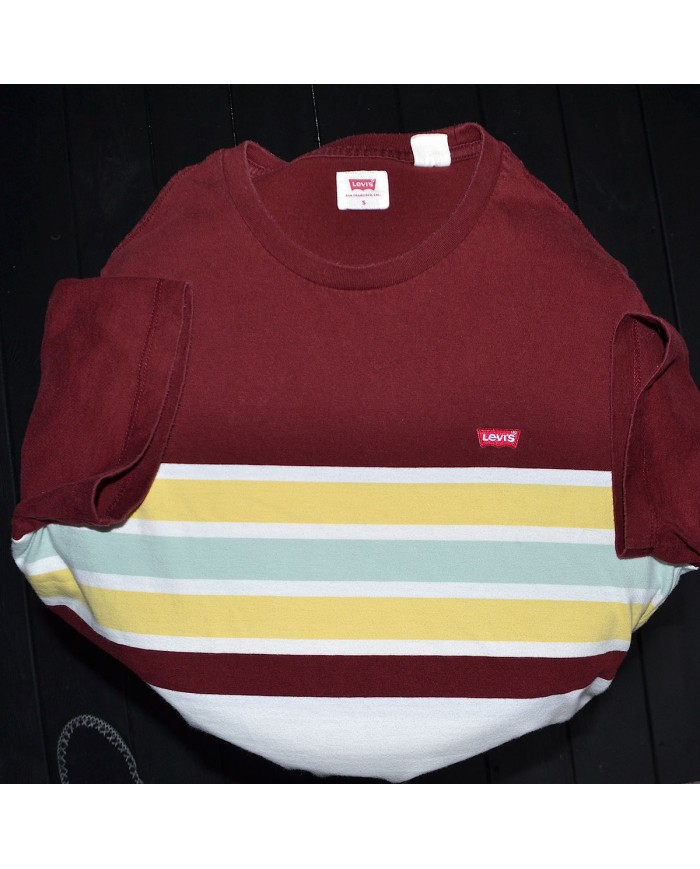 Levi's t-shirt chest logo white red S
