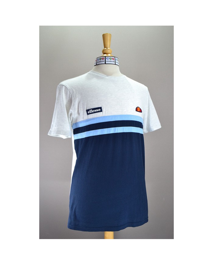 Ellesse t-shirt chest logo's white L