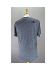 The North Face t-shirt front- sholder-logo gray L